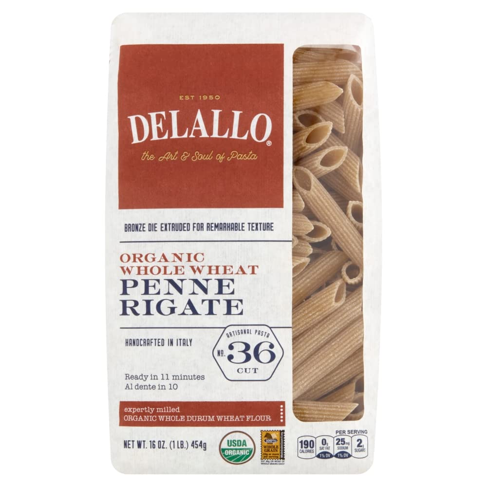 DeLallo Whole Wheat Penne Rigate