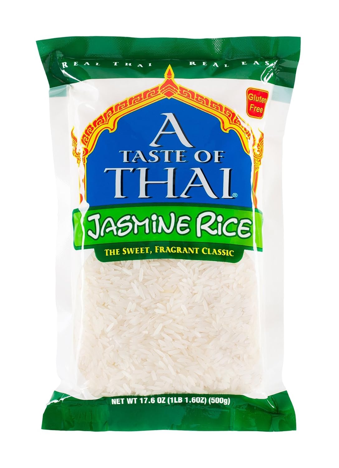 TASTE OF THAI (Pack of 12) A Taste of Thai Jasmine Rice Soft Rice, Thai Jasmine Rice 17.6 Oz