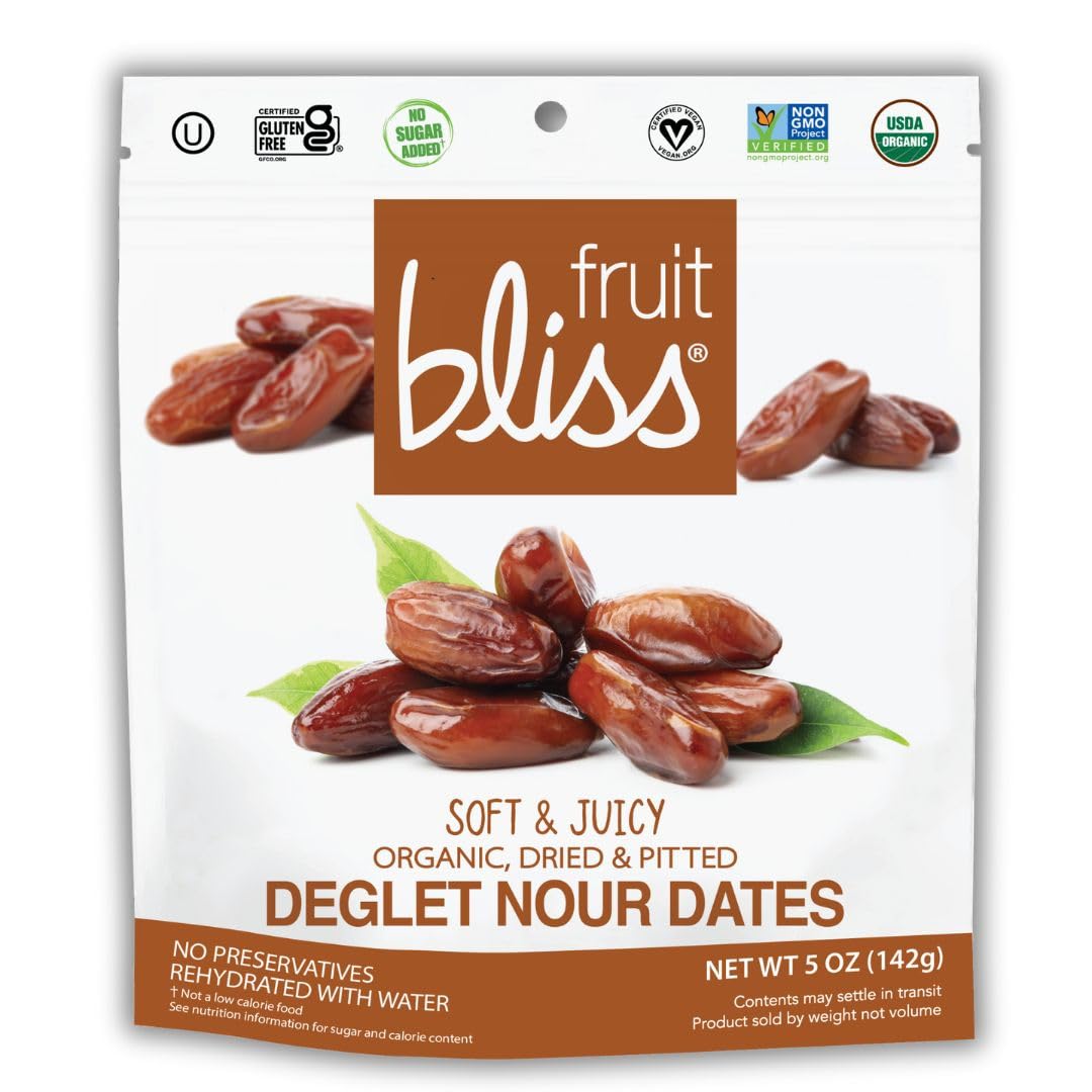 Fruit Bliss Deglet Noor Organic Dates Fruit Snack