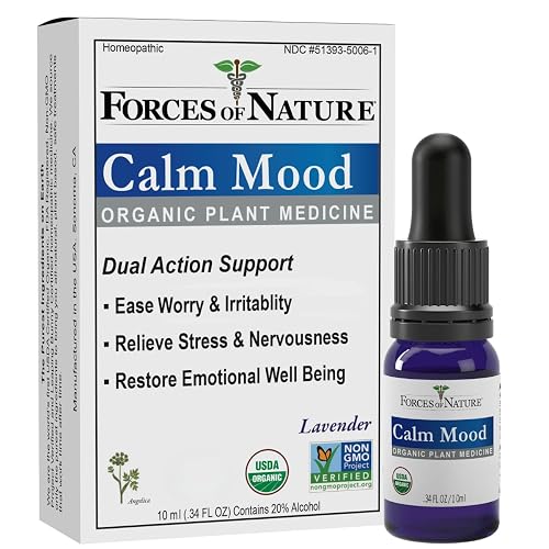 FORCES OF NATUR (Pack of 6) Forces of Nature Calm Mood Homeopathic Medicine Liquid 10 mL