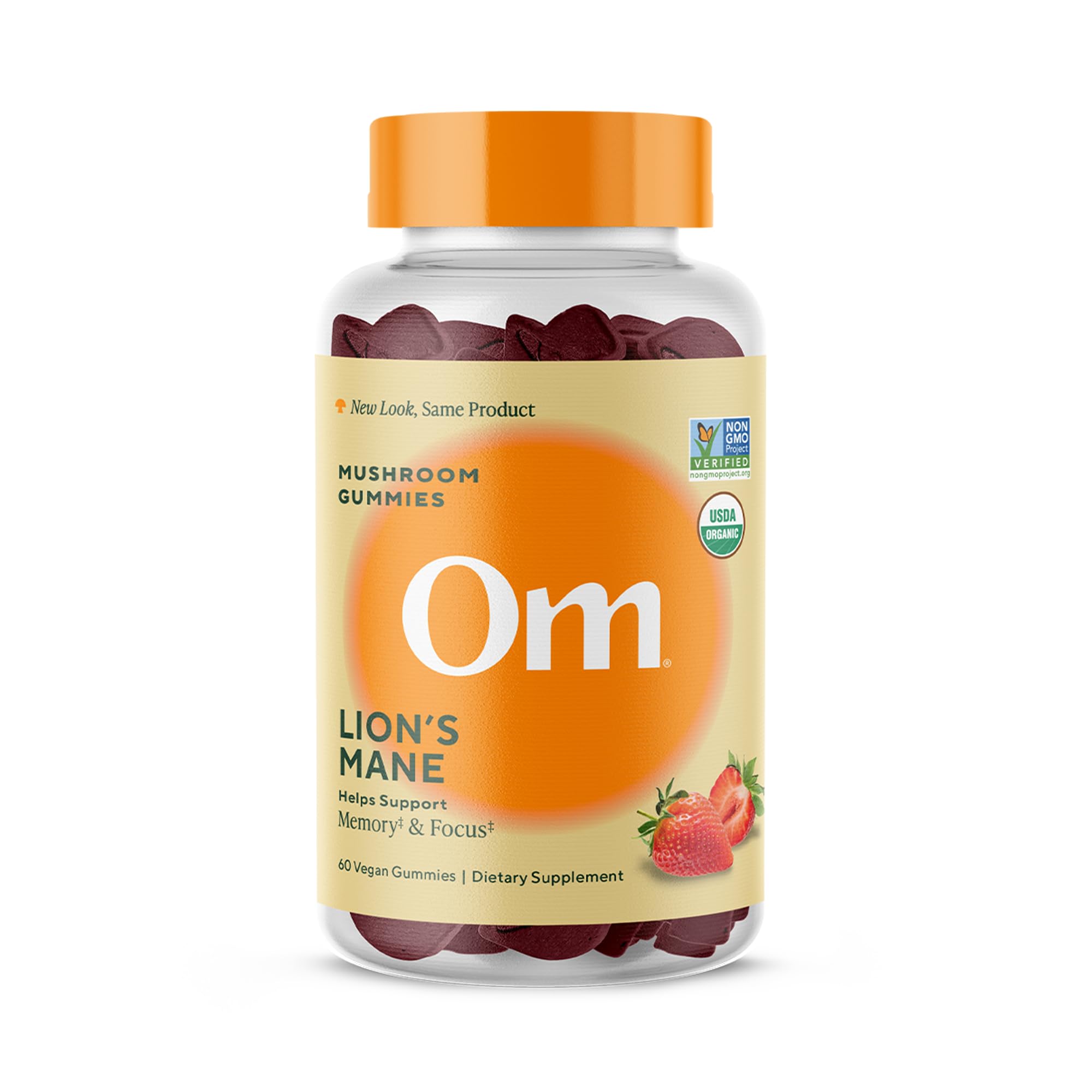 OM MUSHROOMS (Pack Of 3) Om Mushroom Lions Mane Gummys 60 Each