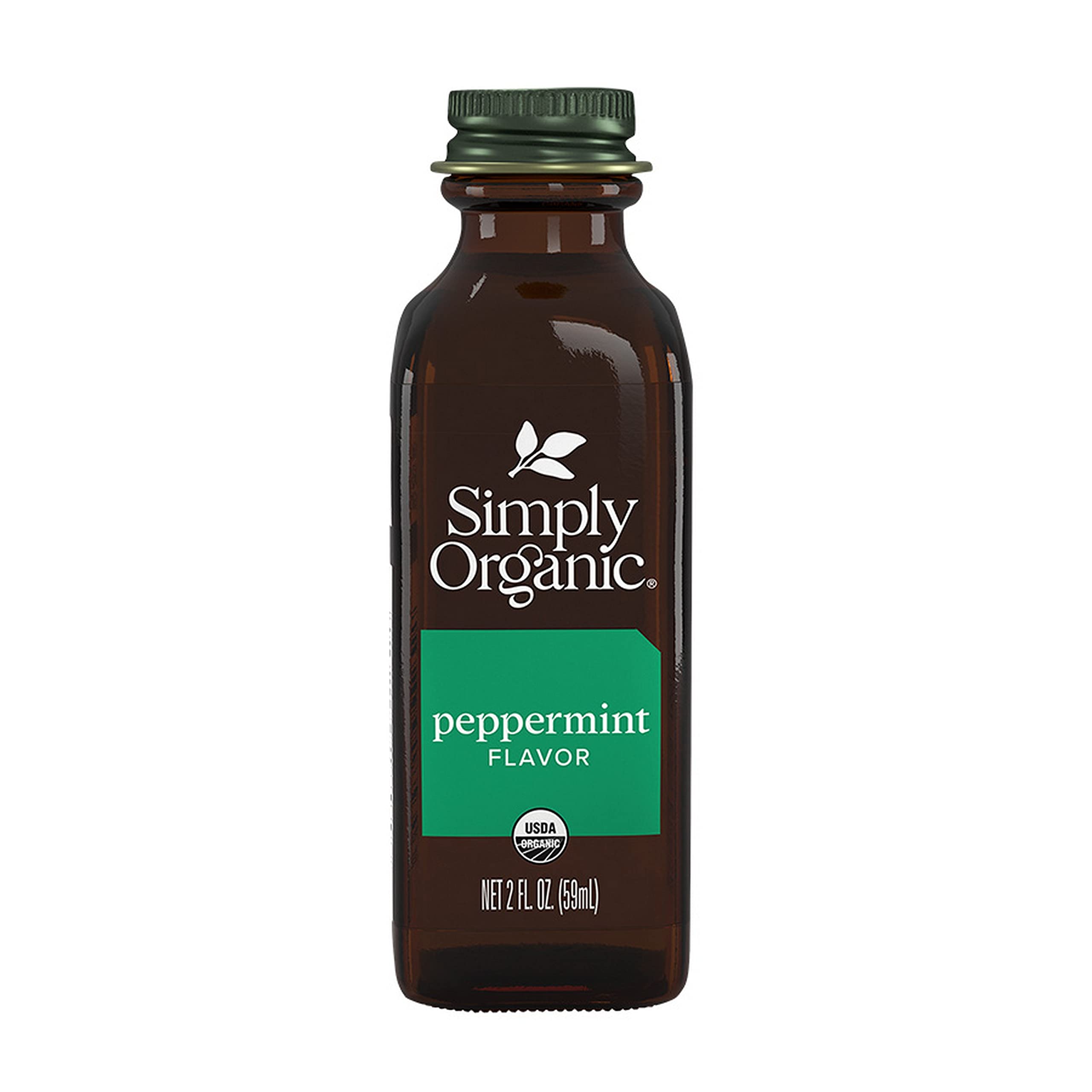 Simply Organic Peppermint Flavoring for Baking, Natural Flavor