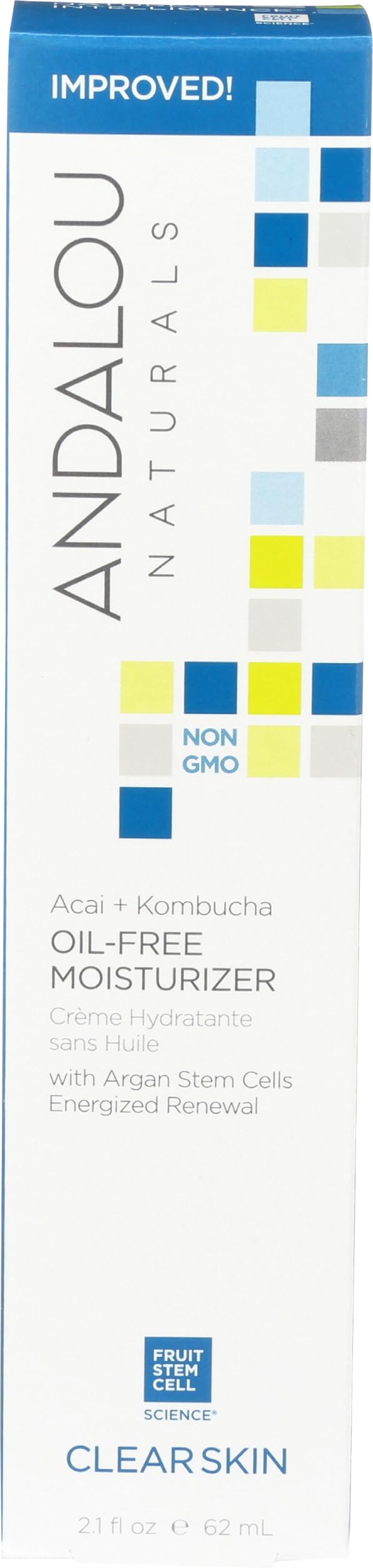 ANDALOU NATURAL (Pack of 3) Andalou Naturals Moisturizer Acai White Tea Facial Moisturizi 2.1 Oz