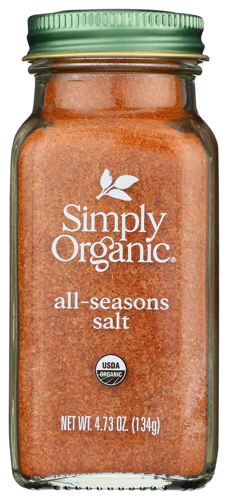 SIMPLY ORGANIC (Pack of 12) Simply Organic All Salt Seasoning Spice Blend Bottle 4.73 Oz
