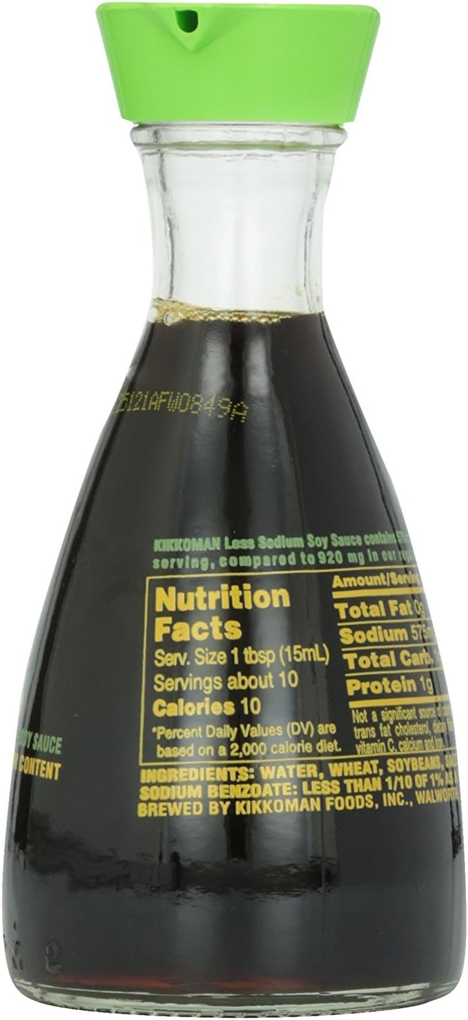 KIKKOMAN (Pack of 12) Kikkoman Less Sodium Sauce Soy Lite Dispenser 5 Oz