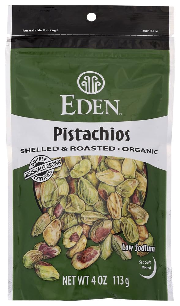 Eden Foods Roasted Pistachios Shelled Nuts