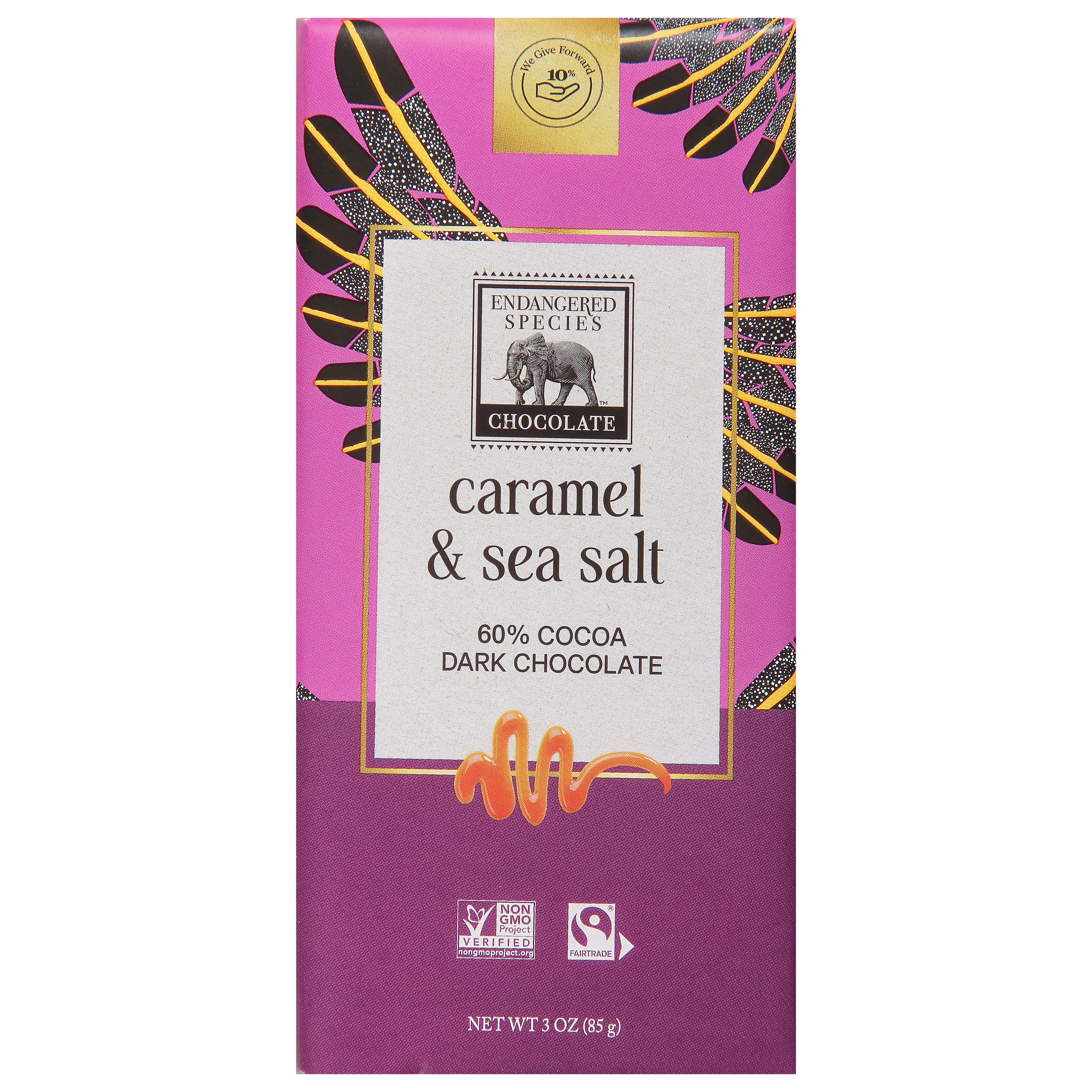Endangered Species Chocolate Dark Caramel Sea Salt Eagle