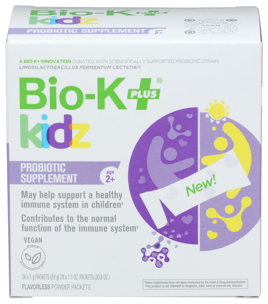 BIO K (Pack of 3) Bio-K Kids Probiotic Packets for Children 28 Packets 0.98 Oz