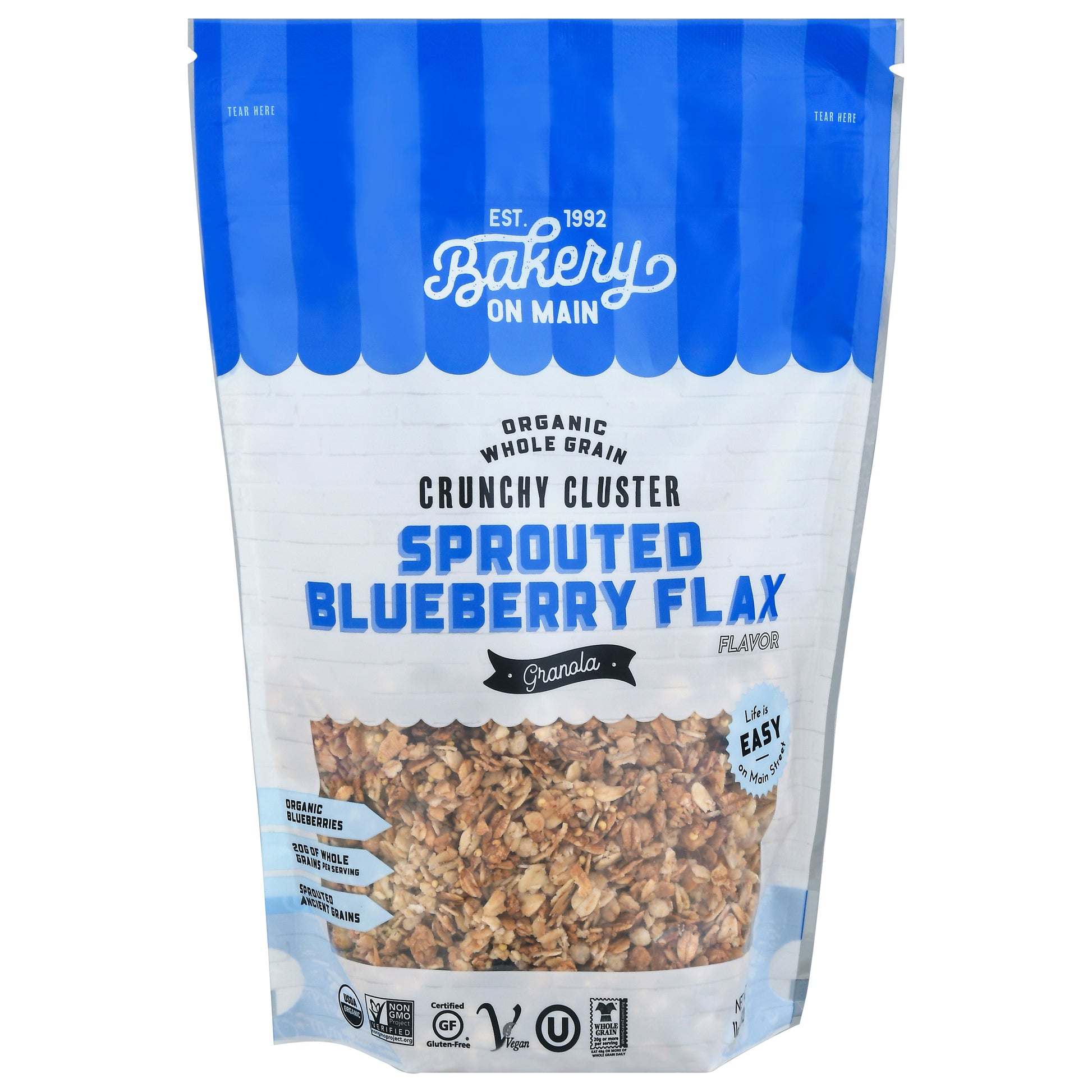 Bakery On Main Granola Sprouted Blueberry Organic 11 oz (Pack Of 6)