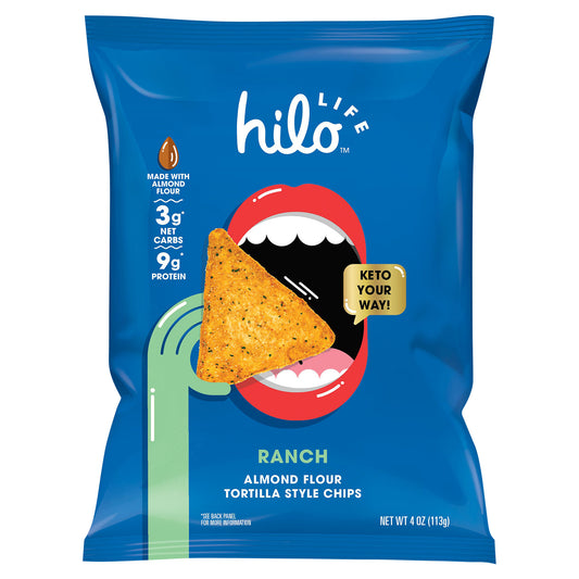 Hilo Life Snacks Chips Tortilla Ranch 4 oz (Pack Of 6)