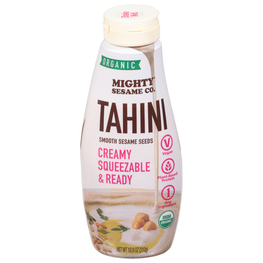 Mighty Sesame Company Tahini Sesame Organic Squeeze 10.9 oz (Pack Of 8)