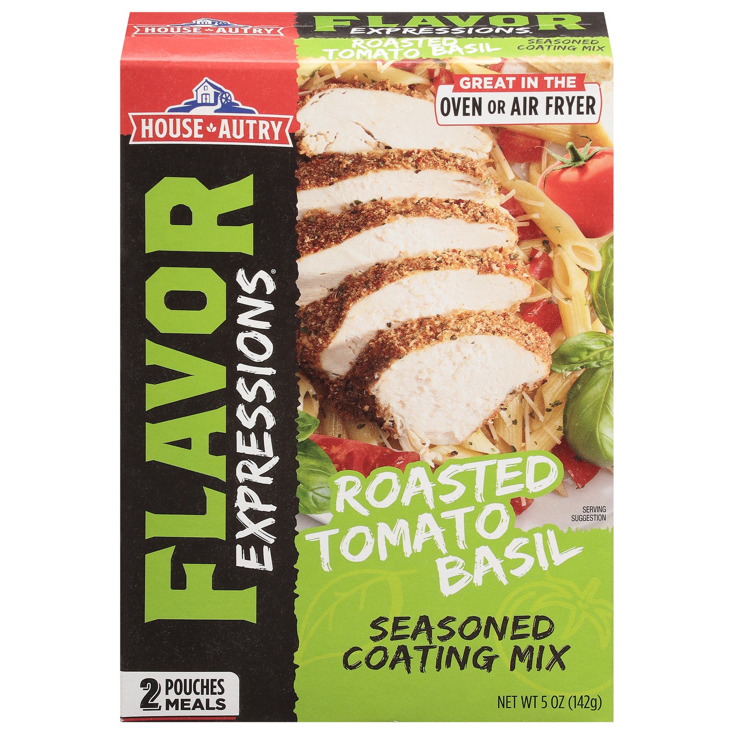 House Autry Mix Flavor Expression Roasted Tomato Basil 5 Oz (Pack Of 8)