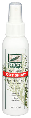 TEA TREE THERAP (Pack of 8) Tea Tree Therapy Tea Tree Spray Foot Antiseptic First Aid 4 Fl Oz