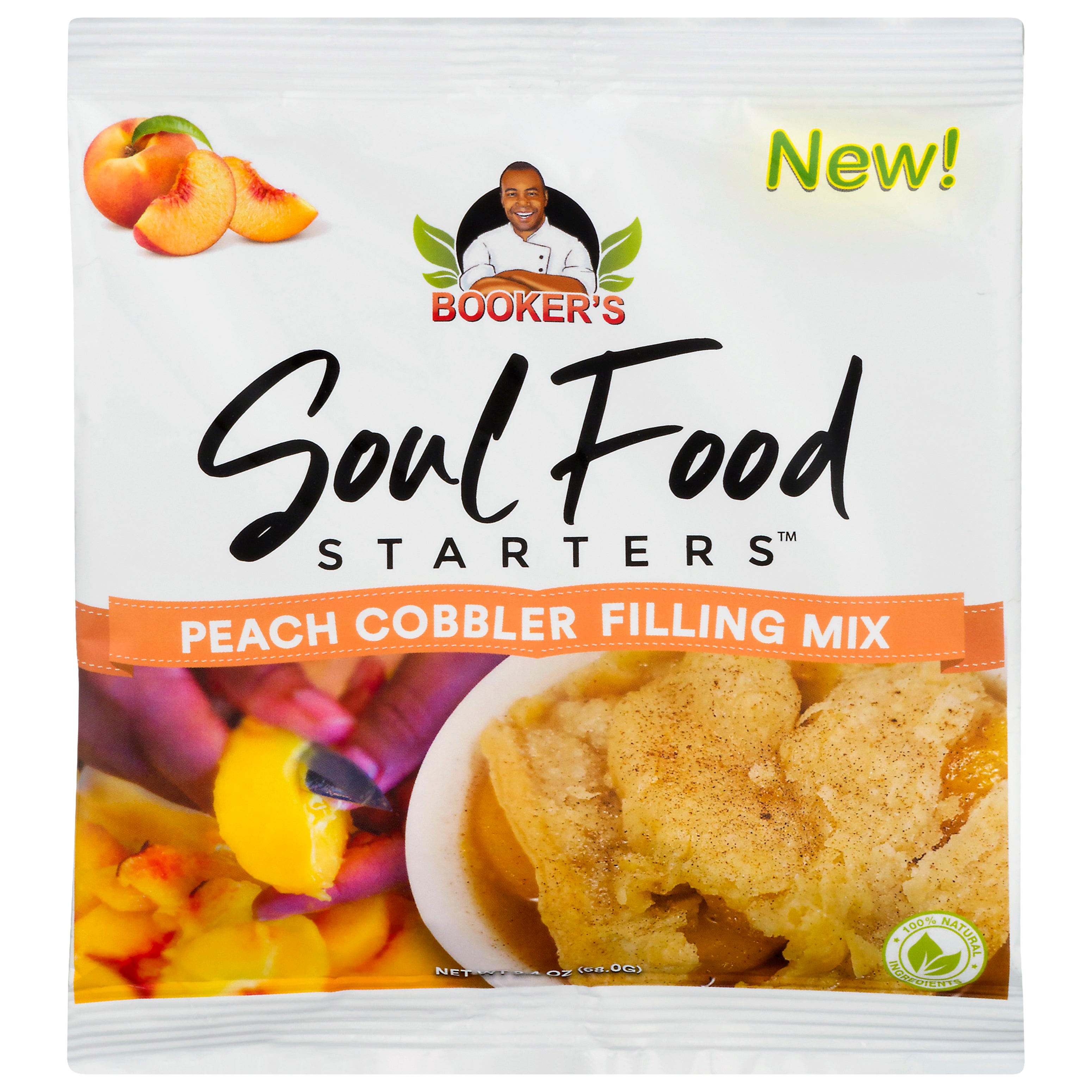 Bookers Soul Food Starter Peach Cobbler Fill