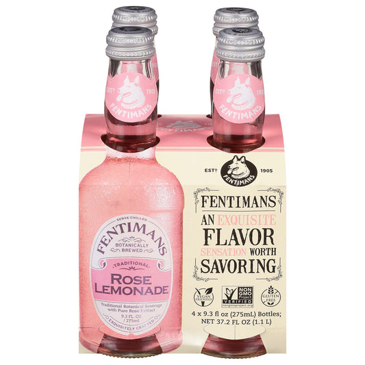Fentimans Beverage 4Pk Rose Lemonade 37.2 FO (Pack Of 6)