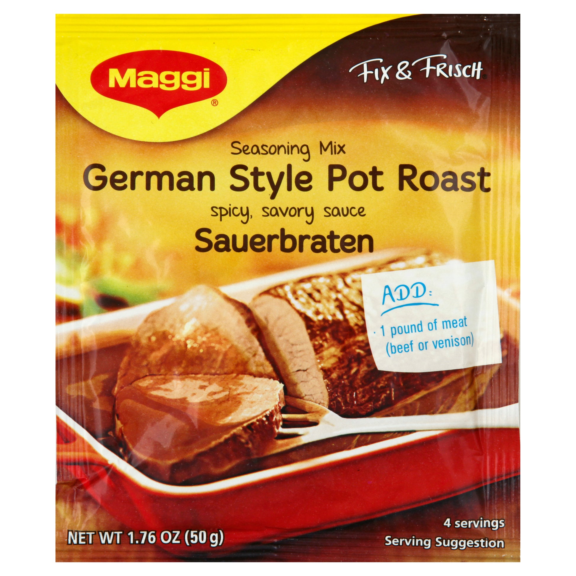 Maggi Seasoning Mix Sauerbraten 1.76 Oz (Pack Of 17)