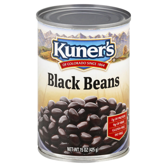 Kuners Beans Black 15 oz (Pack Of 12)