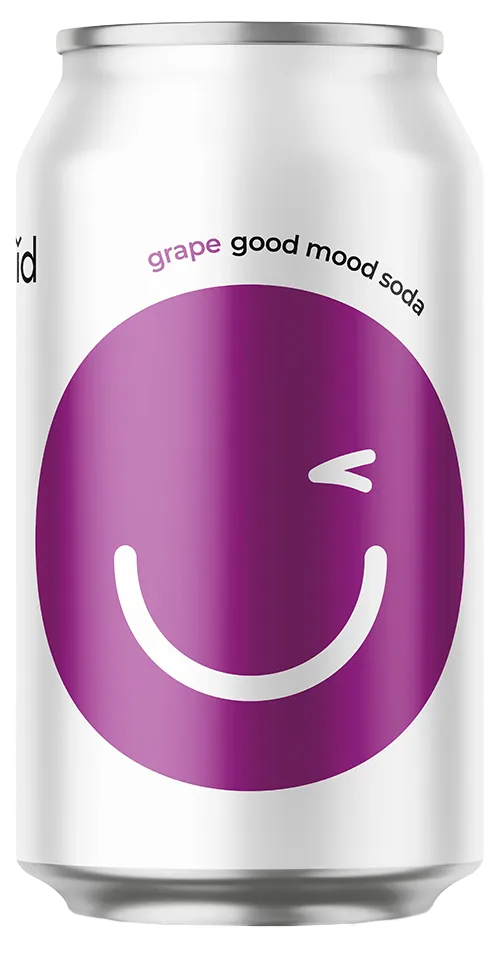 Good Mood Soda Diet Grape Functional Soda