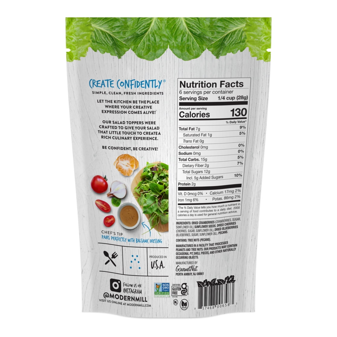 MODERN MILL (Pack of 12) Modern Mill Salad Topper Summer Symphony 6 Oz
