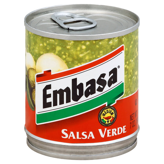 Embasa Salsa Verde Green Medium 7 oz (Pack Of 12)