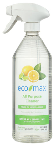 ECO MAX (Pack of 12) Eco Max All-Purpose Cleaner Lemon Scent Multipurpose Cle 27.1 Fl Oz
