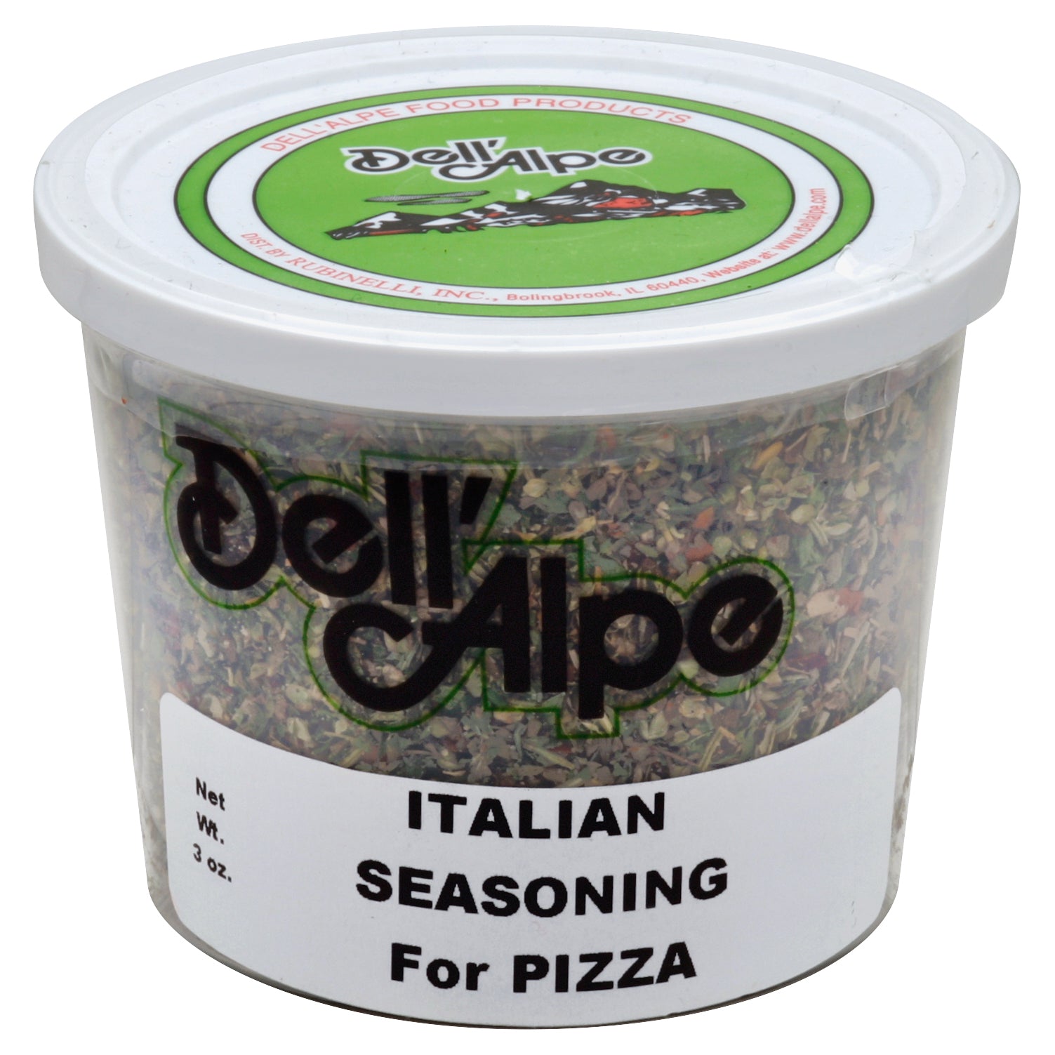 Dell Alpe Seasoning Pizza Italian 3 Oz (Pack Of 12)