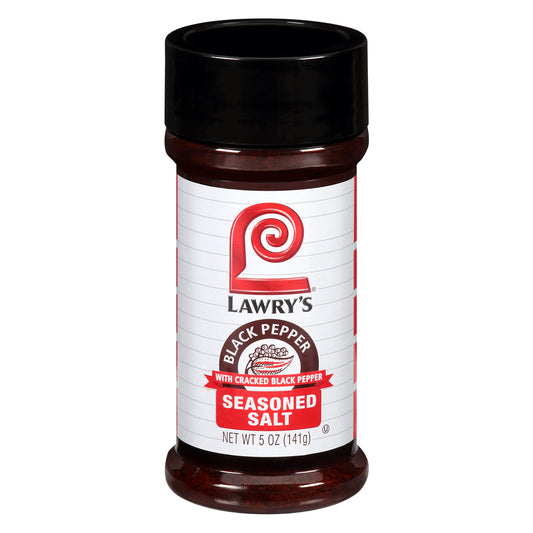 Lawrys Seasoned Salt Black Pepper 5 Oz (Pack Of 12)