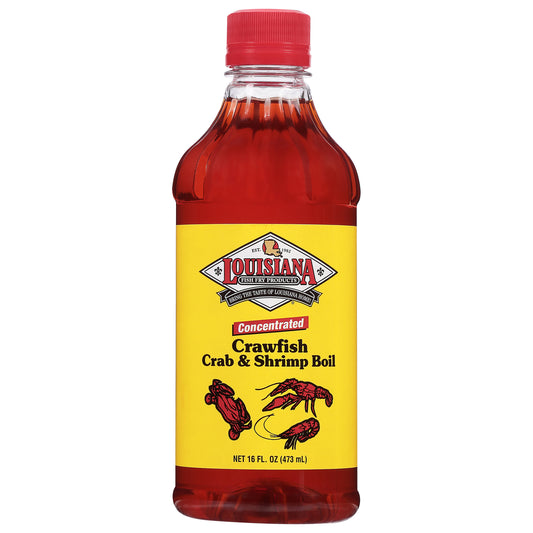 Louisiana Fish Fry Liquid Boil Crawfish Crab shrimp 16 oz (Pack Of 12)