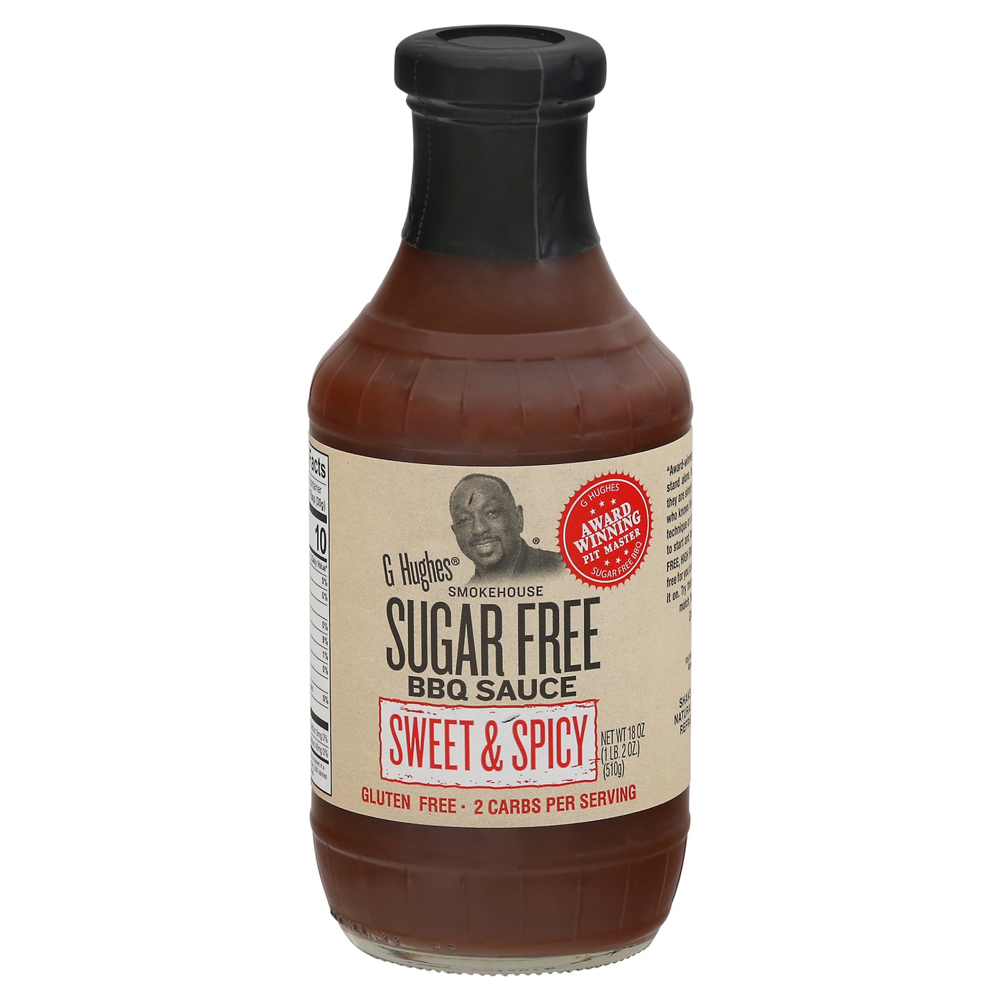 G Hughes Sauce Barbeque Sweet and Spicy 18 oz (Pack Of 6)
