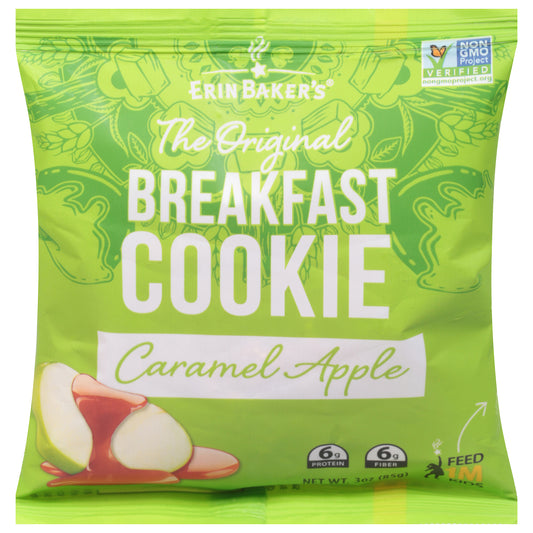 Erin Bakers Cookie Breakfast Caramel Apple 3 oz (Pack Of 12)