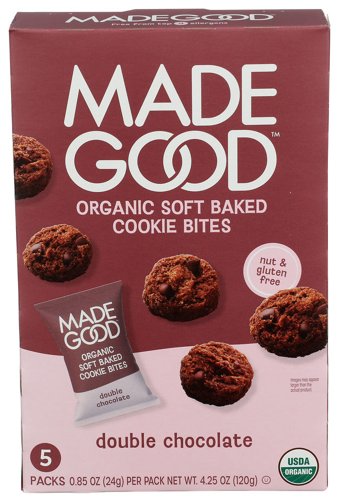 MADEGOOD (Pack of 12) Madegood Cookie Mini Double Chocolate 5 Ct 4.25 Oz