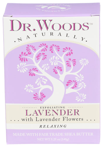 DR WOODS (Pack of 12) Dr Woods Lavender Bar Soap 5.25 Oz