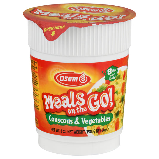 Osem Couscous Vegetable 3 Oz (Pack Of 12)