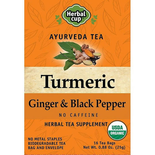 Herbal Cup Tea Ginger Black Pepper 16 Bg Pack of 6