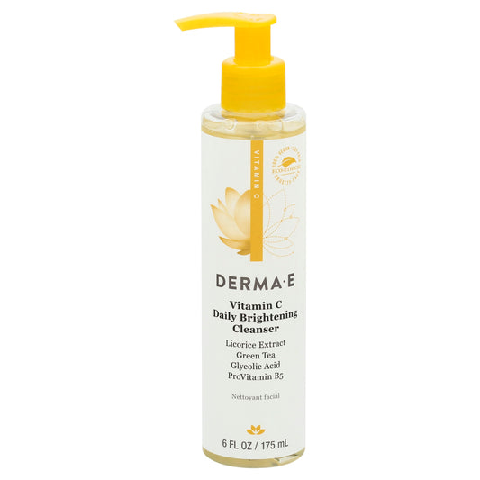 Derma E Cleanser Brightening 6 Oz