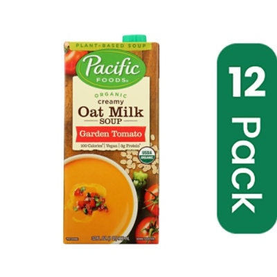 Pacific Foods - Soup Garden Tomato Oat Milk 32 fl. oz (Pack of 12)