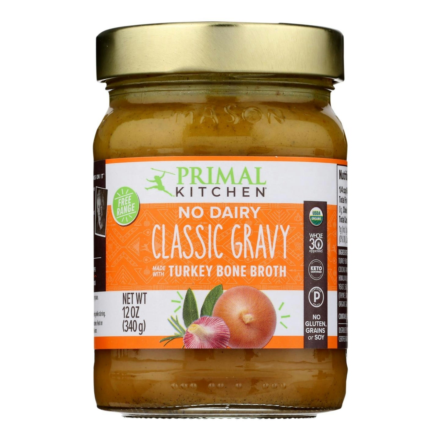 Primal Kitchen - Gravy Turkey Bone Broth 12 oz (Pack of 6)