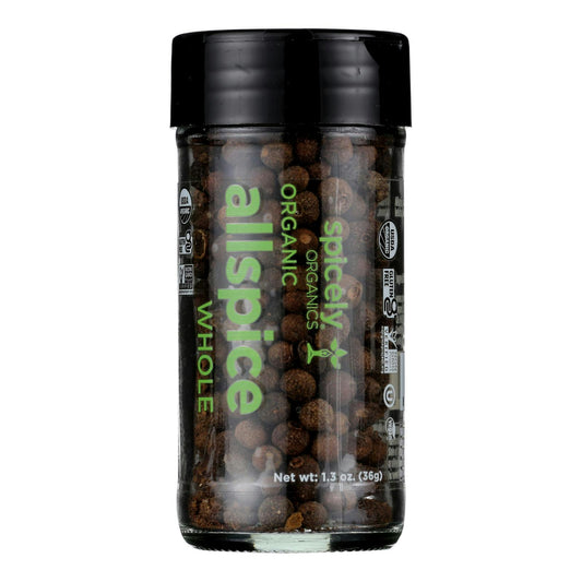 Spicely Organics Organic Allspice Whole 1.3 Oz Pack of 3