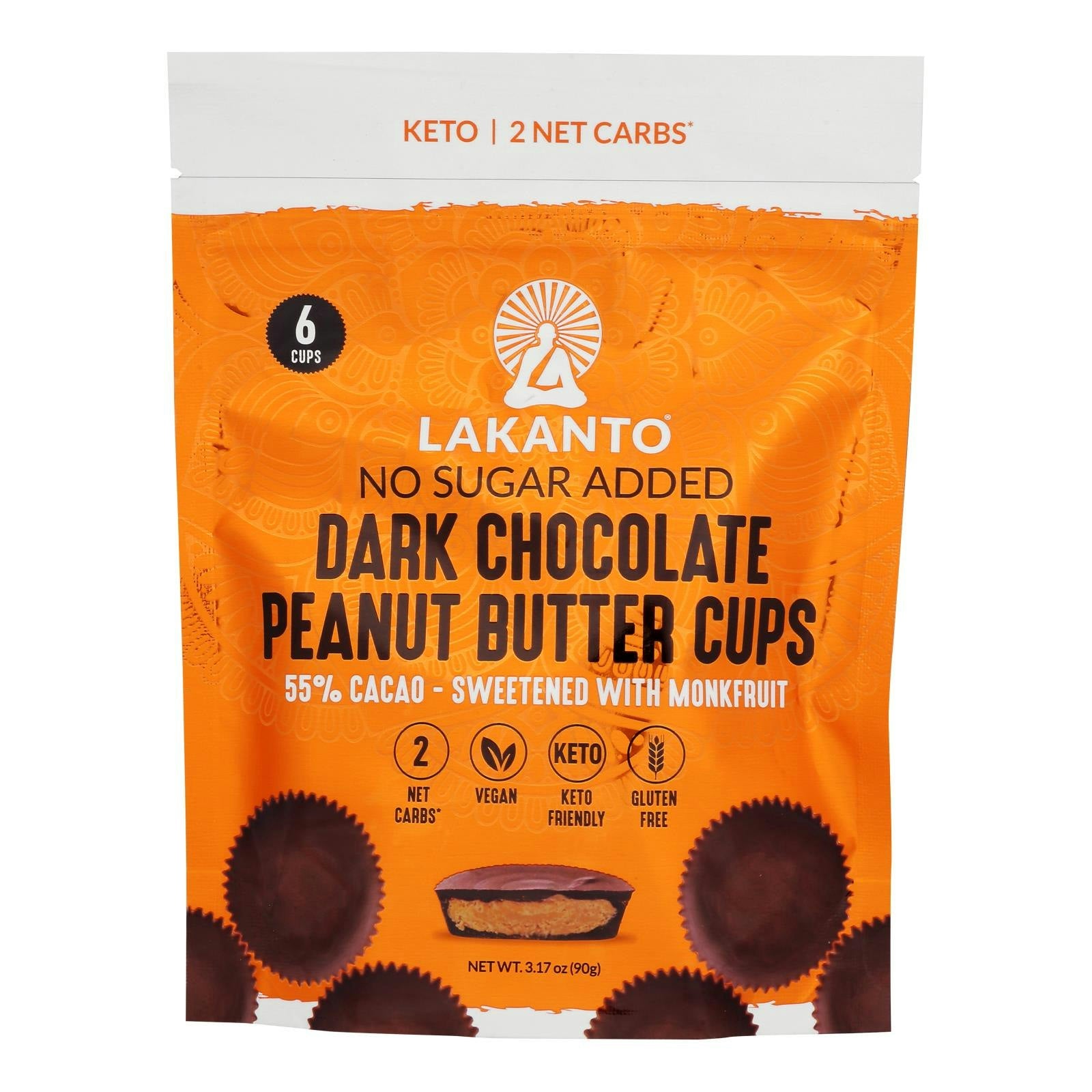 Lakanto Peanut Butter Cups Dark Chocolate