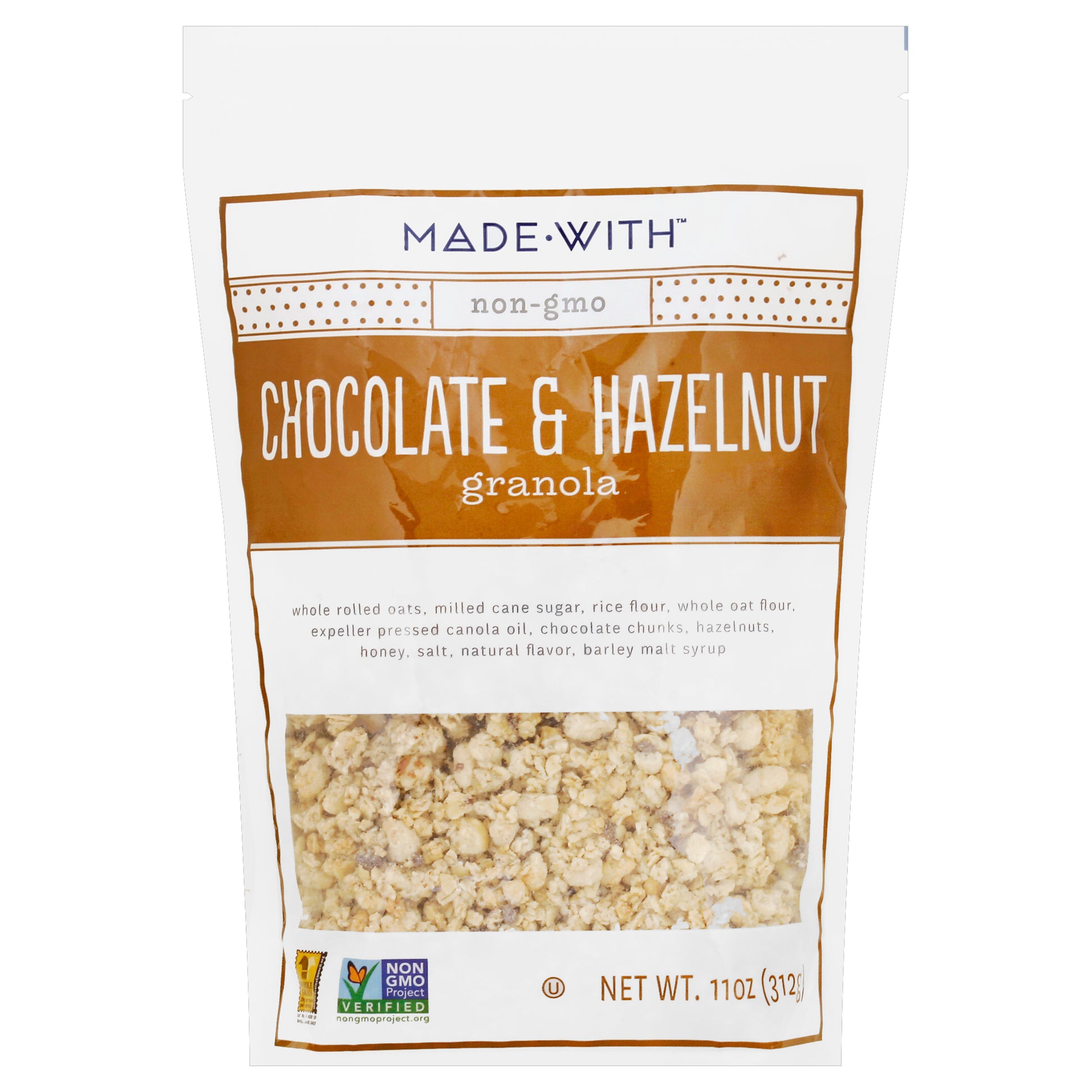 Made With Granola Dark Chocolate Hazelnut 11 Oz (Pack Of 6)