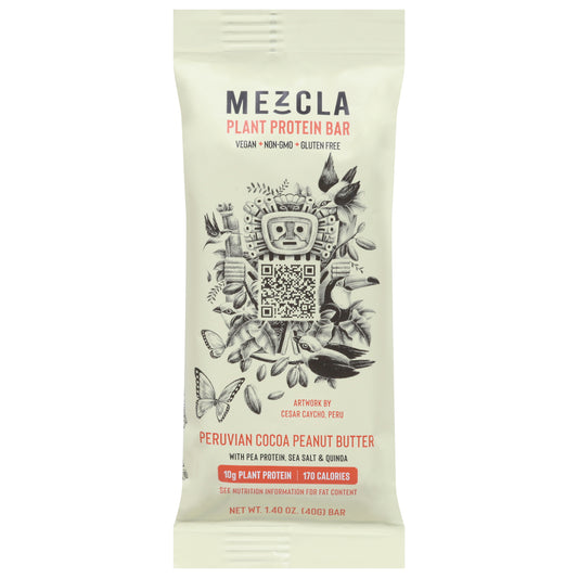 Mezcla Bar Cocoa Peanut Butter 1.4 oz (Pack Of 15)