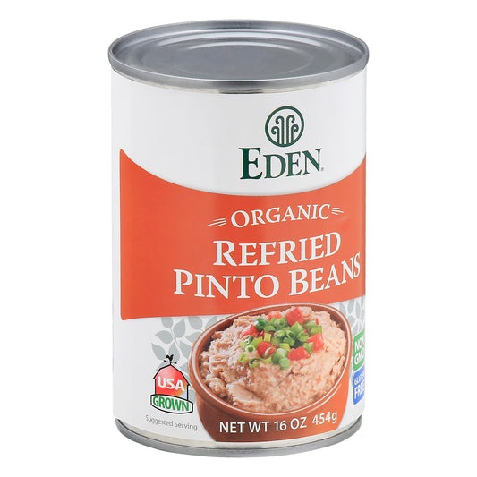 Eden Foods Bean Refried Pinto Organic 16 Oz (Pack Of 12)