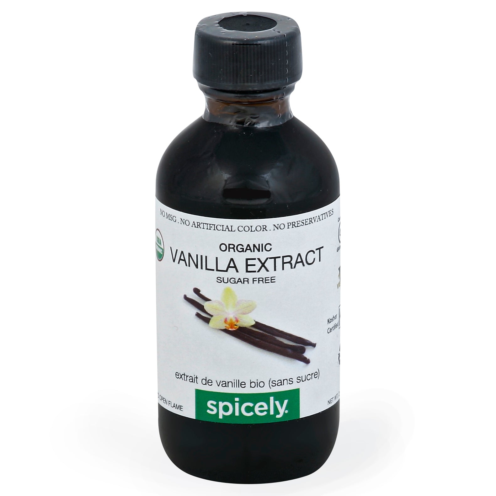 Spicely Organics Spice Vanilla Extract 2 Fl Oz (Pack Of 6)