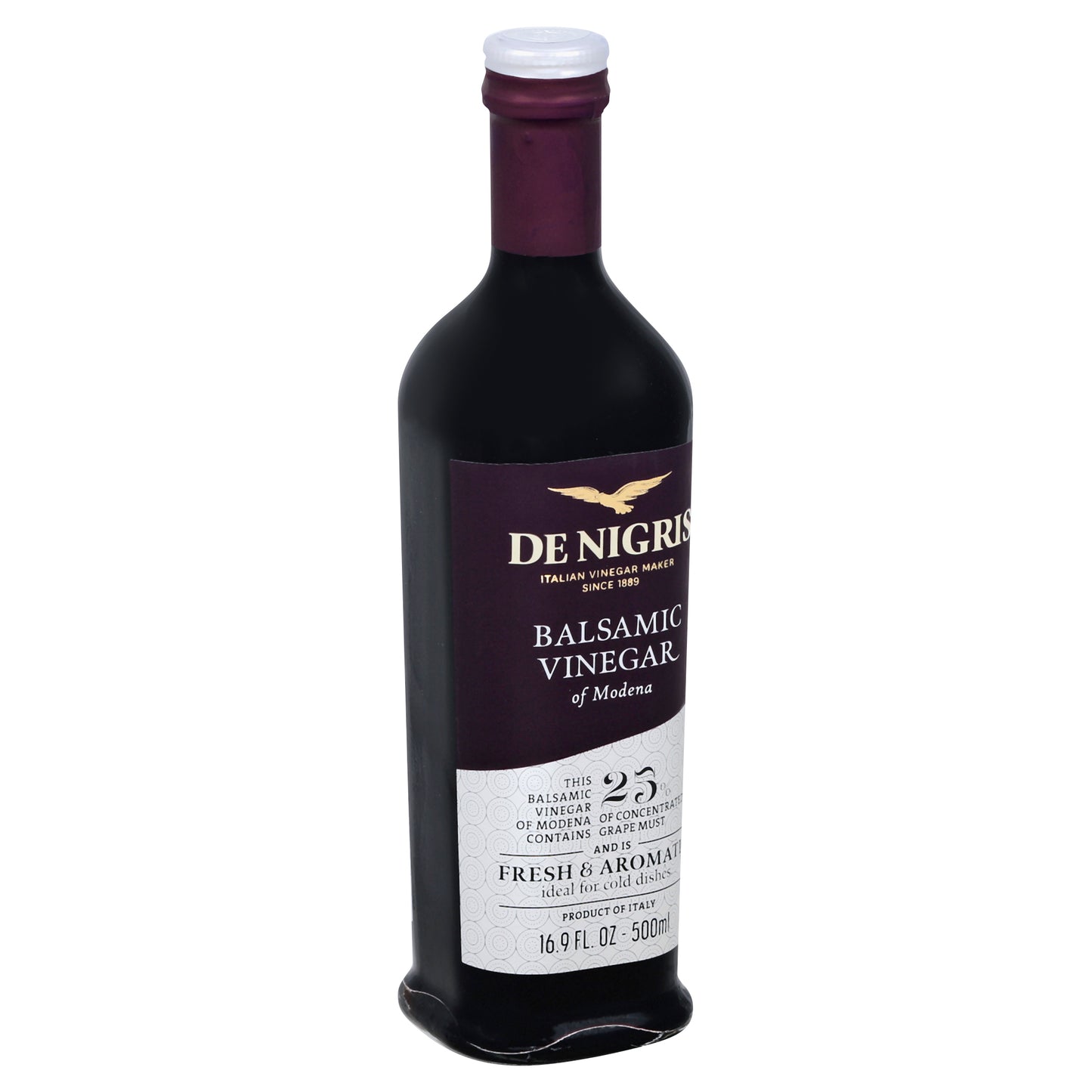 De Nigris Vinegar Balsamic White Eagle 16.9 oz (Pack Of 6)