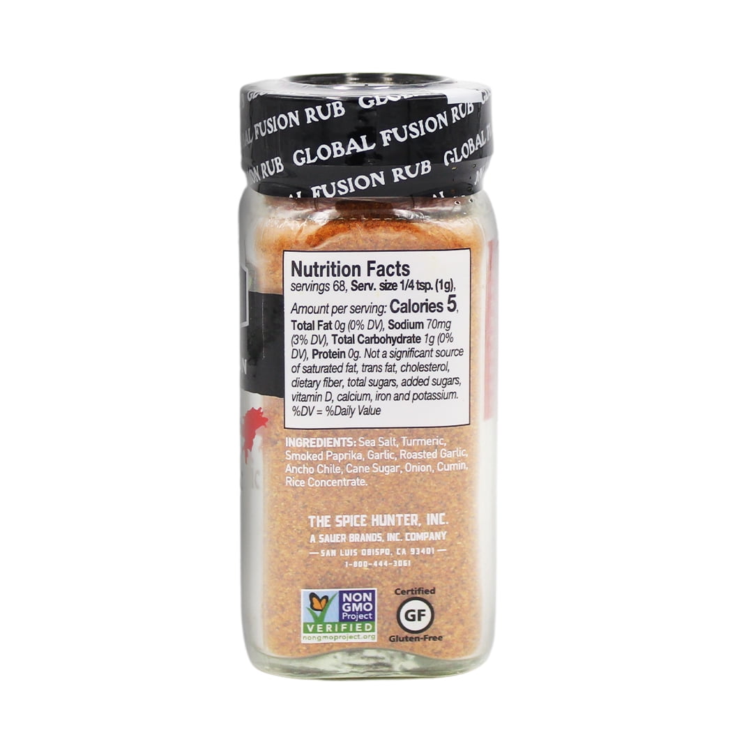 SPICE HUNTER (Pack of 9) Spice Hunter Global Fusion Rub Smoky Turmeric 2.4 Oz