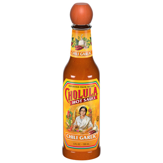 Cholula Sauce Hot Chili Garlic 5 oz (Pack Of 6)