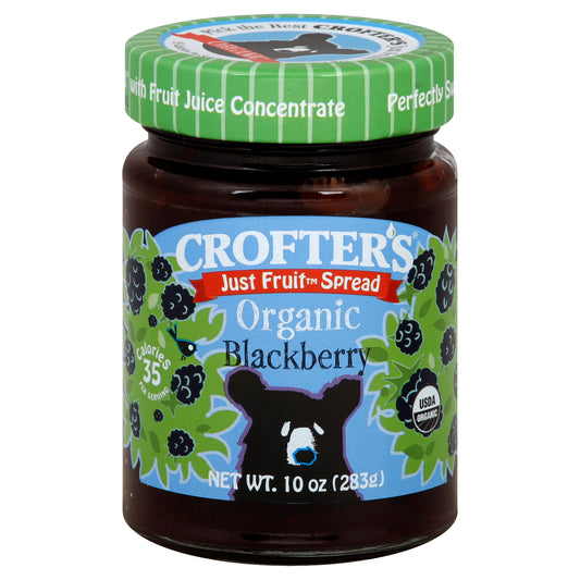 Crofters Fruit Spread Blackberry Organic 10 Oz (Pack Of 6)