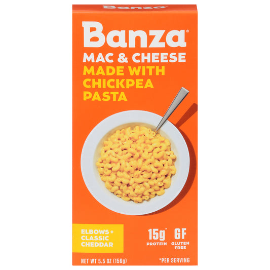 Banza Mac And Cheese Chickpea Cheddar 5.5 oz (Pack Of 6)