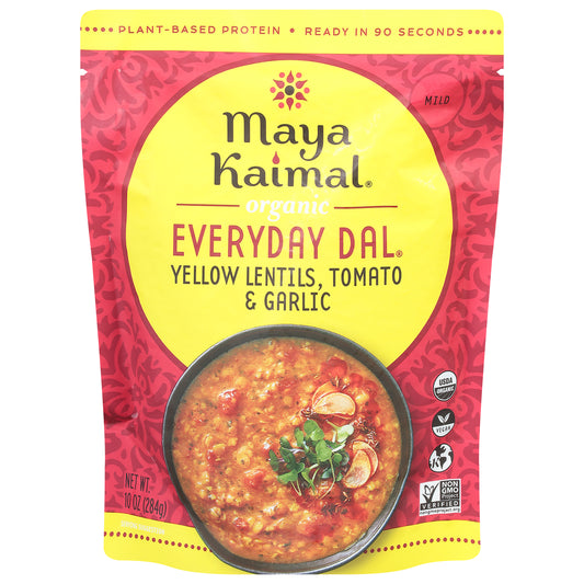 Maya Kaimal Dal Yellow Lentil With Tomato Garlic 10 Oz (Pack Of 6)