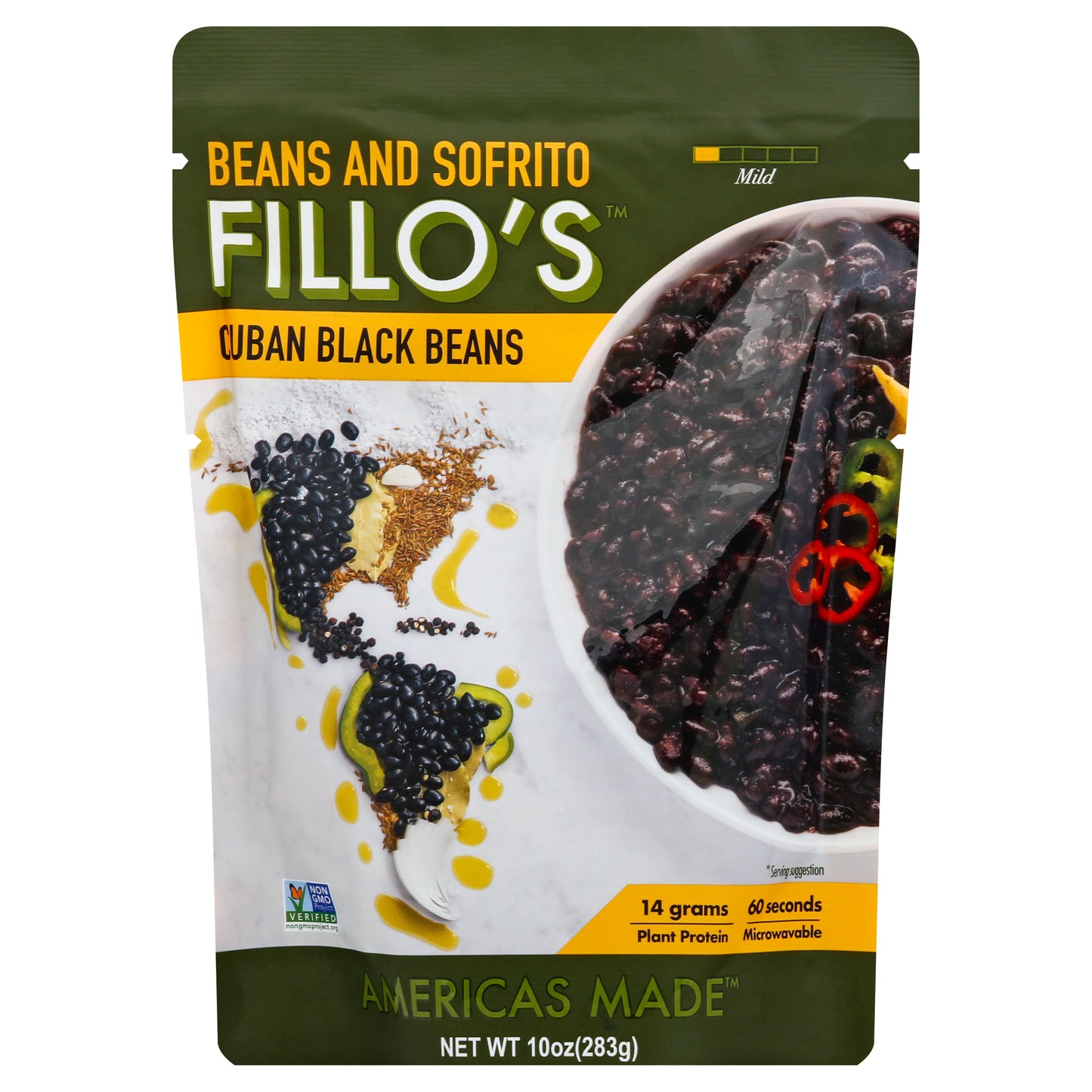 Fillos Beans Black Cuban 10 oz (Pack Of 6)